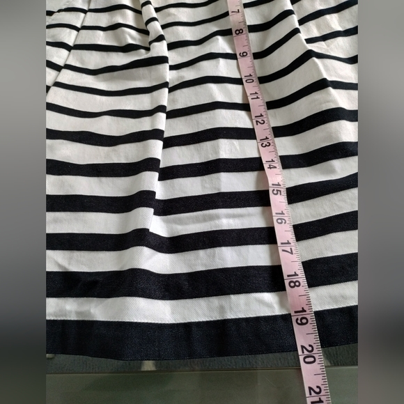 White House Black Market, Stripped Skirt Black & White - Picture 11 of 11